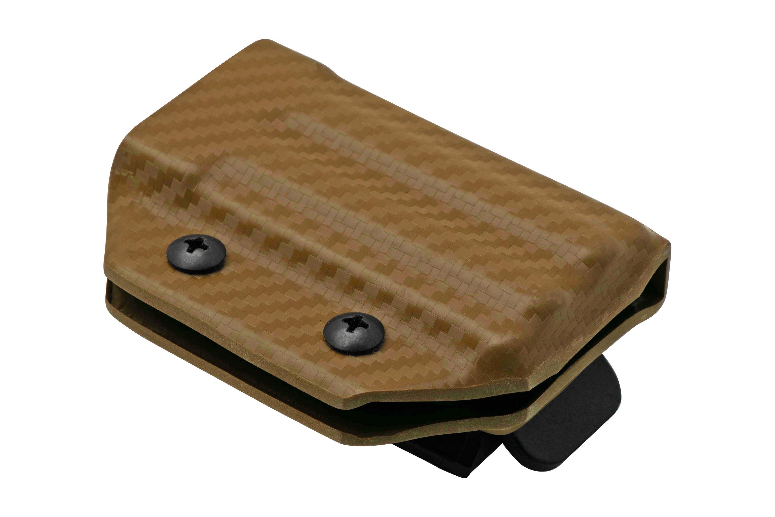 Clip And Carry Kydex Sheath Victorinox SwissTool, Carbon Fiber Brown