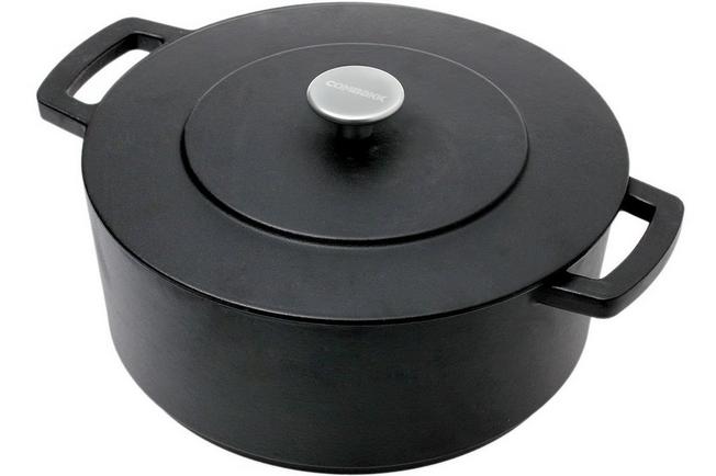 Taalkunde Zo veel Hijgend Combekk gietijzeren braadpan, 28 cm, zwart | Voordelig kopen bij  knivesandtools.nl