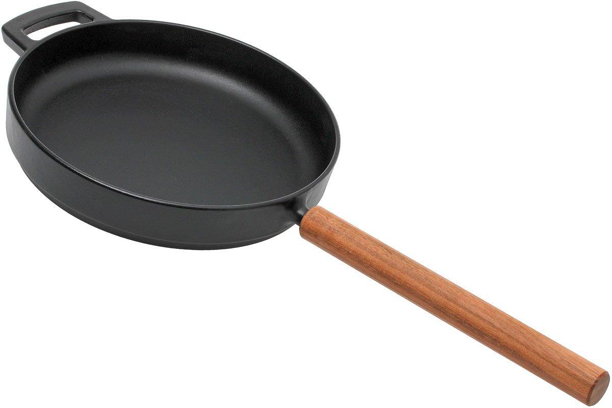 Parana rivier Schaar maat Combekk cast-iron frying pan, 28 cm, black | Advantageously shopping at  Knivesandtools.com
