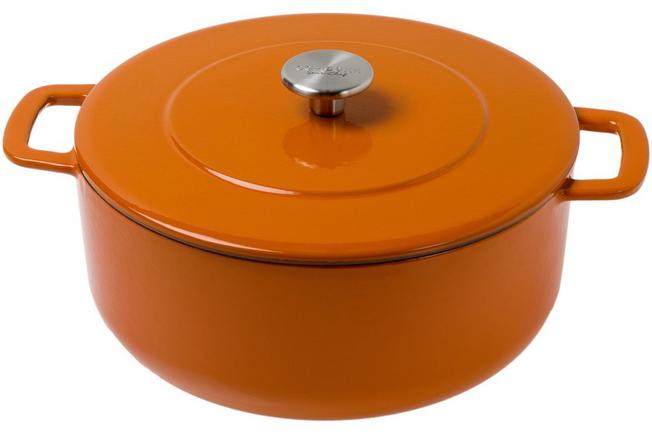Psychologisch vertrekken Teken Combekk Sous-Chef Dutch Oven 24 cm orange | Advantageously shopping at  Knivesandtools.com