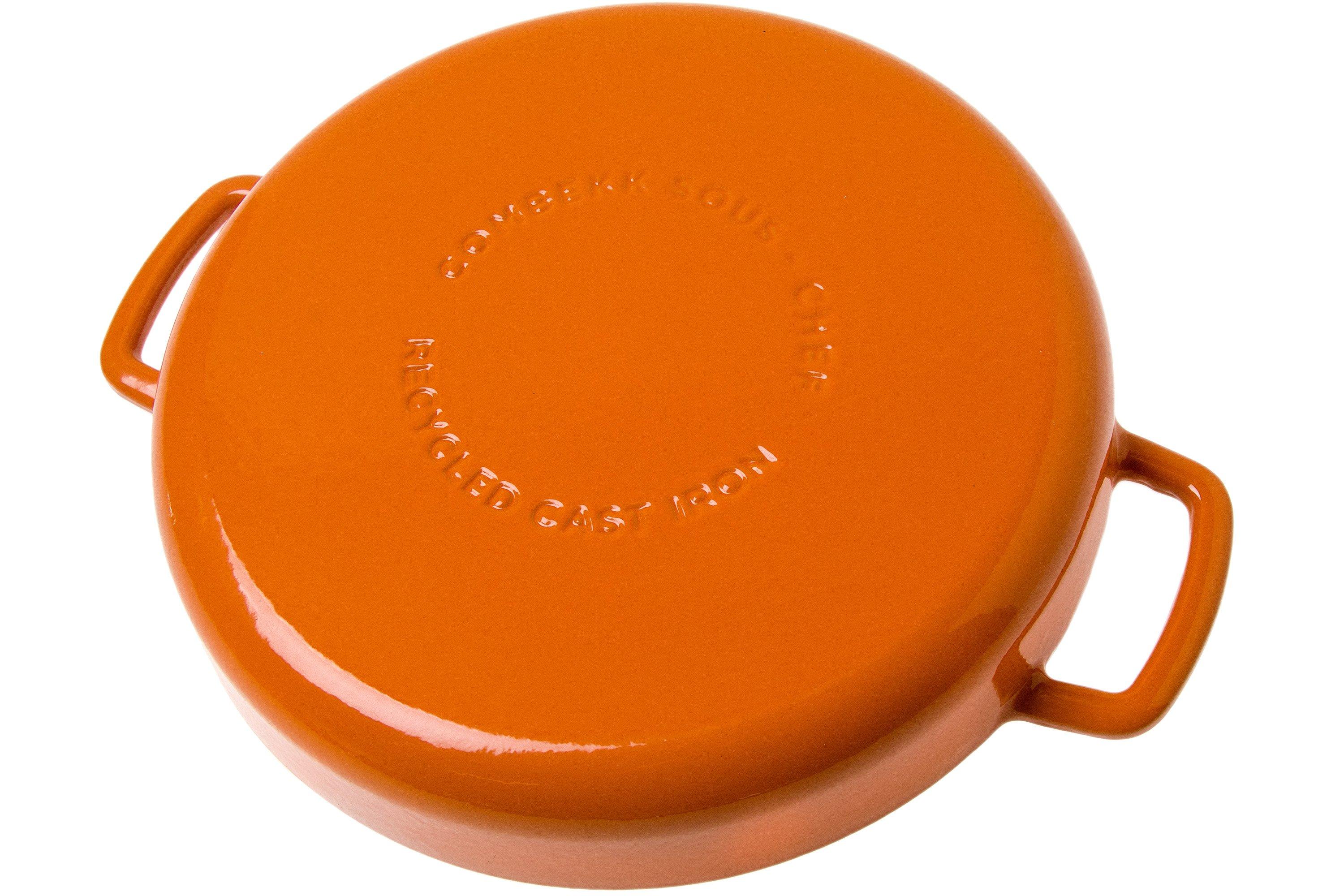 Combekk Sous Chef 192128OR frying pan double handle 28 cm, orange