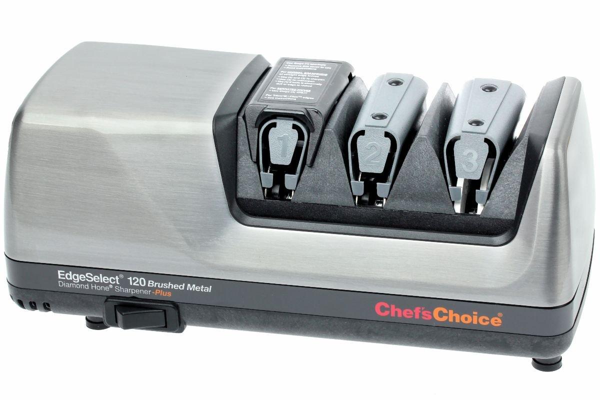 Chef's Choice Angle Select Diamond Hone Sharpener, Brushed Metal