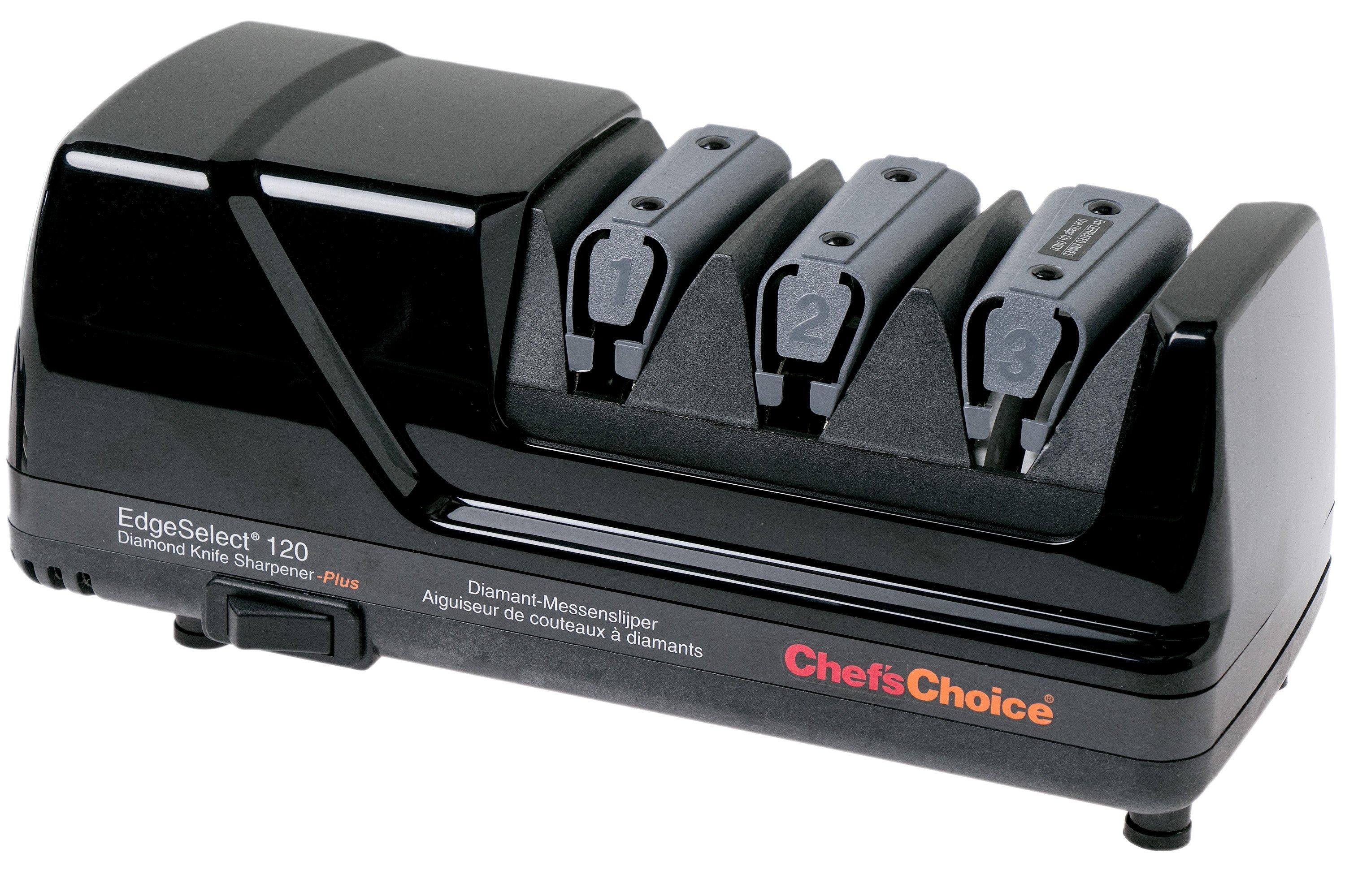 Knife Sharpening at its Finest: Chef's Choice Trizor XV Sharpener  EdgeSelect Model 15 - Wide Open Spaces