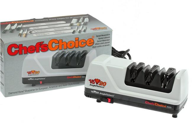 Image for Chef's Choice 1520 sharpening machine with a sharpening angle of 15º and 20º (UK Plug)