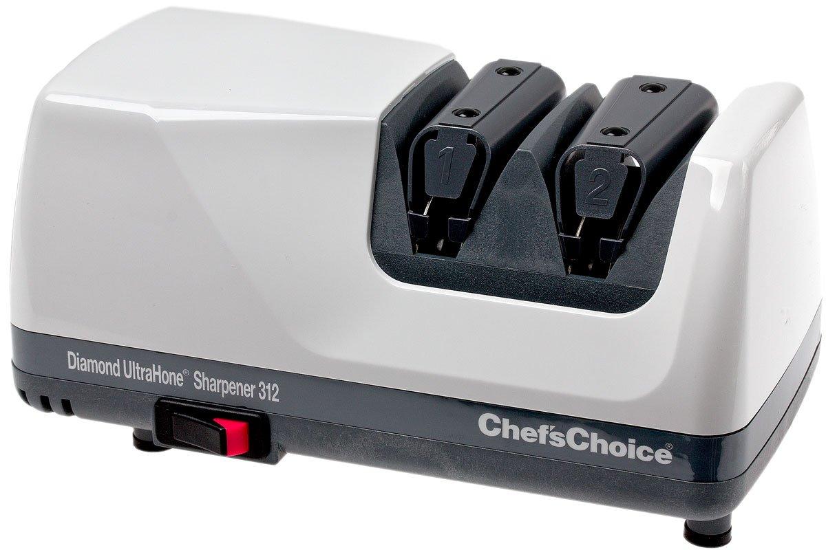 Chef's Choice Model 312 Diamond UltraHone Knife Sharpener, White 