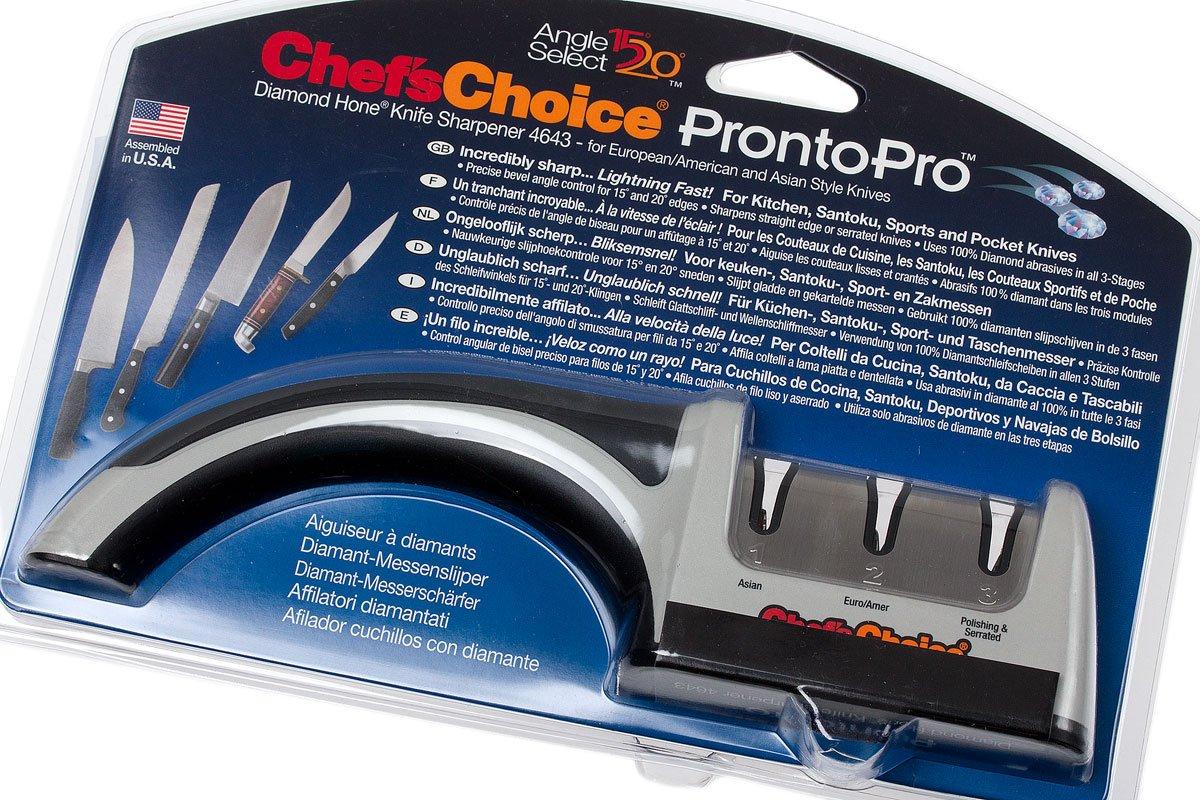 Chef's Choice ProntoPro 4643, knife sharpener  Advantageously shopping at