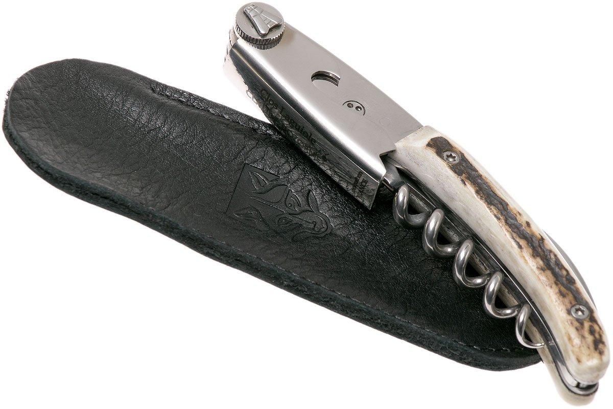 Claude Dozorme Clos Laguiole corkscrew, Staghorn | Advantageously
