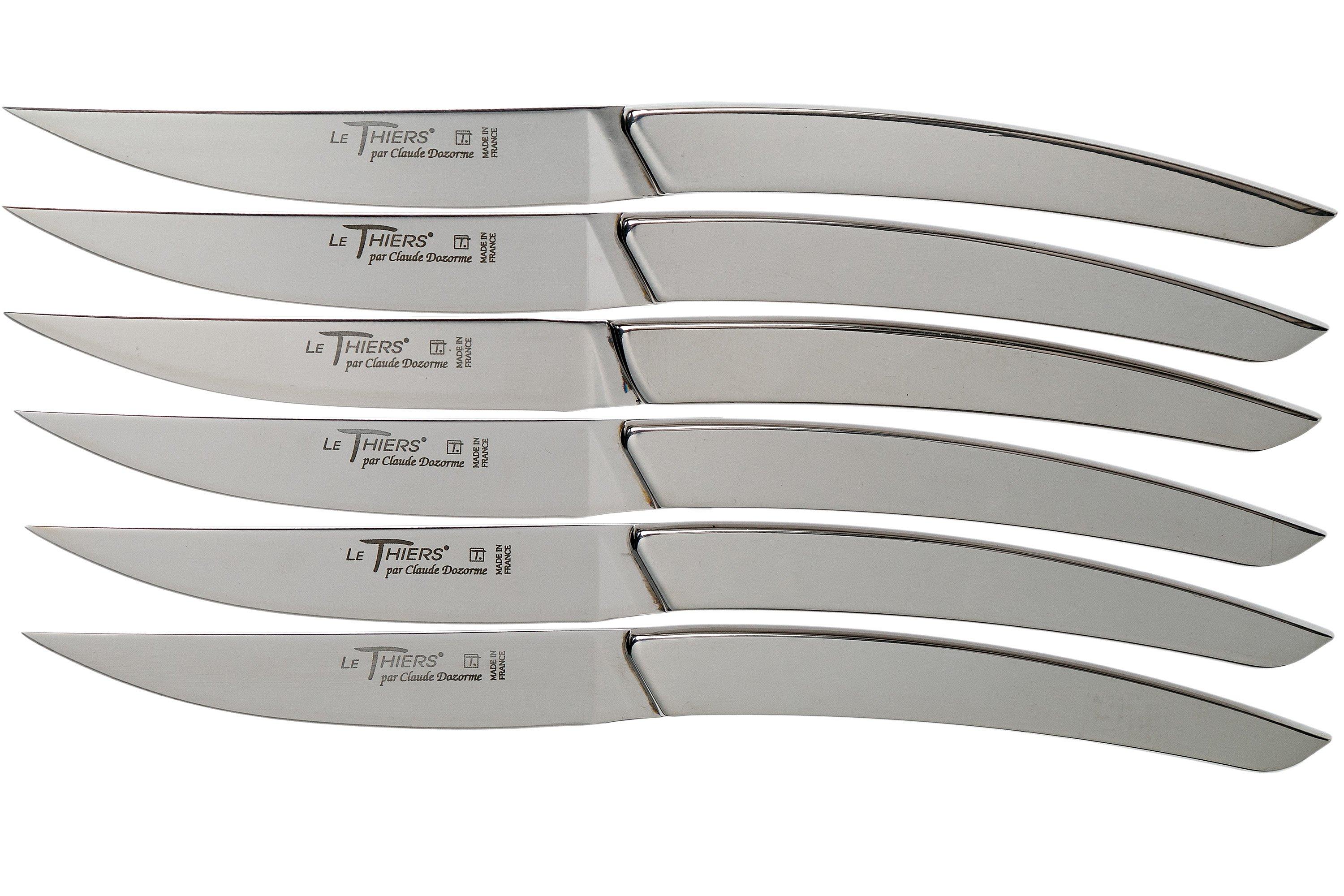 Claude Dozorme Steak Knives Set/6 Assorted Colors — Marion's