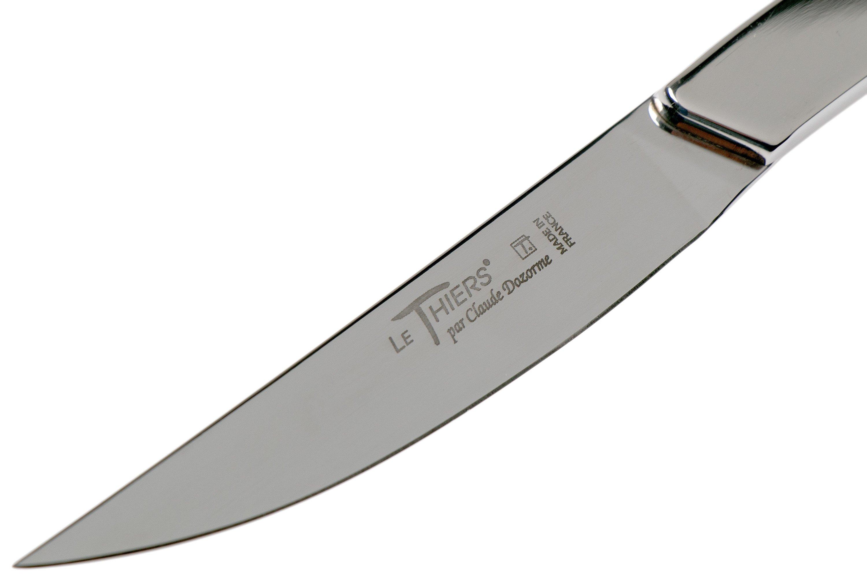 Claude Dozorme Le Thiers steak knife set 6piece, stainless steel