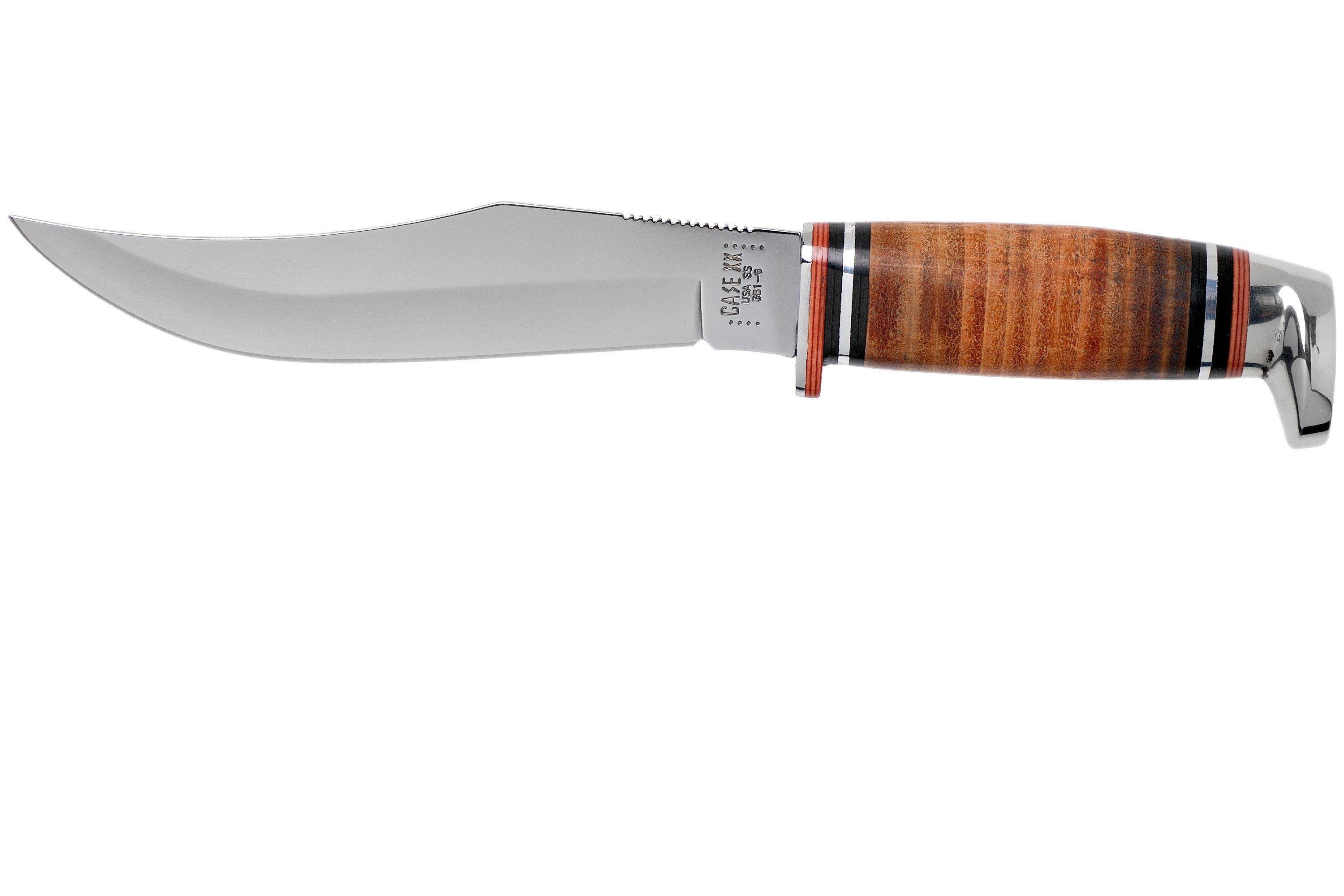 Case Knives Leather 6 Skinner Hunter 381 6 Ss Hunting Knife Advantageously Shopping At Knivesandtools Com