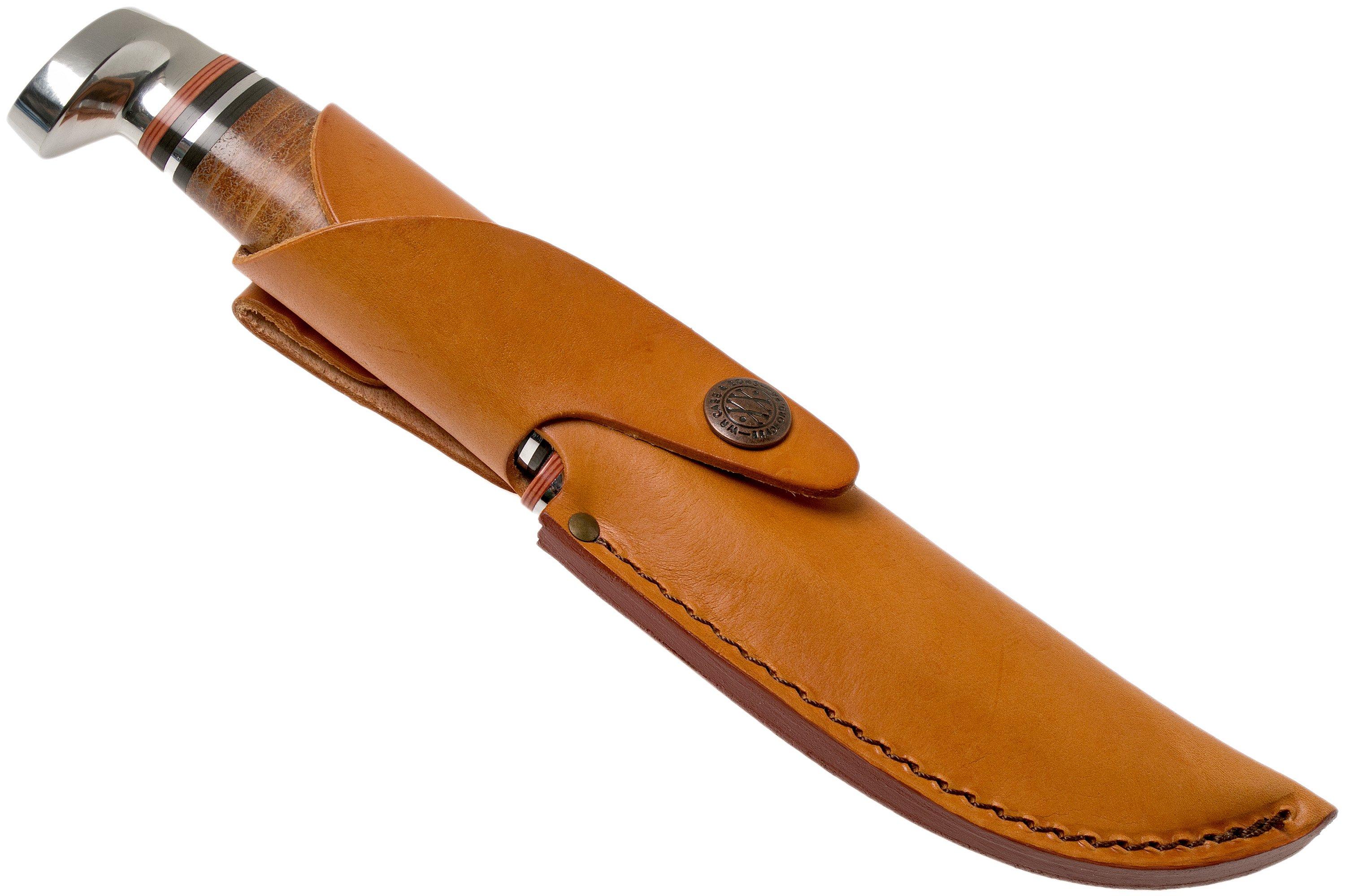 Case Gut Hook, Leather Hunter, 00517, 3754G SS hunting knife