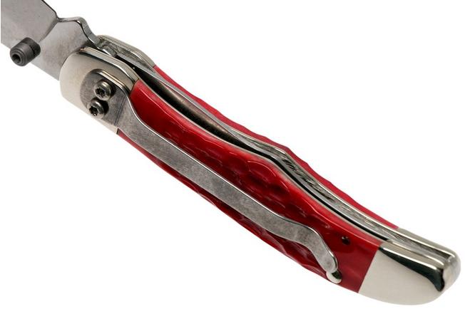 Case Kickstart Mid Folding Hunter Dark Red Bone, Standard Jig 