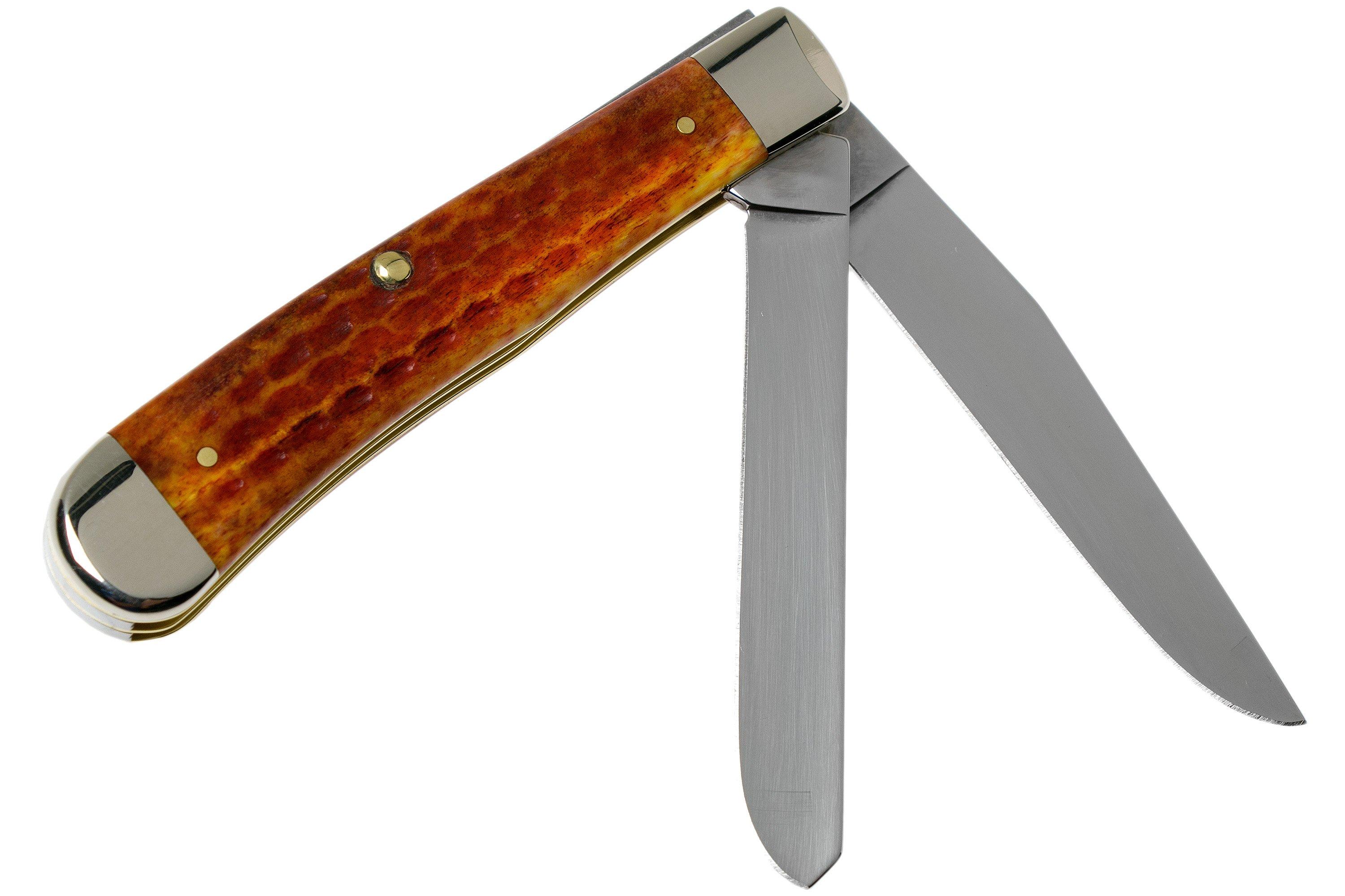 case-knives-trapper-pocket-worn-harvest-orange-bone-corn-cob-jig-07401