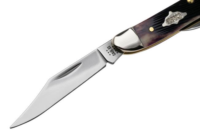 Case Medium Jack 09714 Purple Bone, Barnboard Jig 62087 SS pocket knife ...