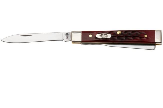 Bild für Case Baby Doc Pocket Worn Old Red Bone, Corn Cob Jig, 10308, 6282SP Stainless Steel Taschenmesser