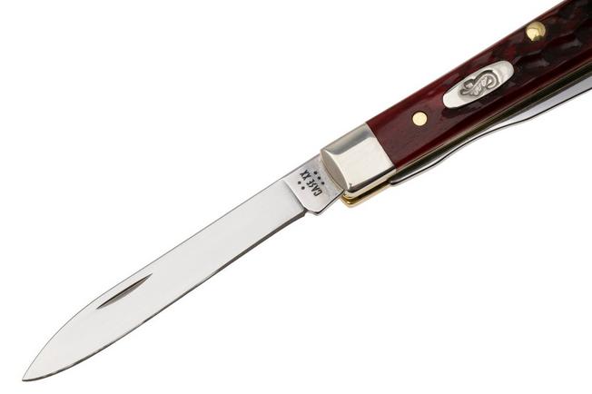 Bild für Case Baby Doc Pocket Worn Old Red Bone, Corn Cob Jig, 10308, 6282SP Stainless Steel Taschenmesser
