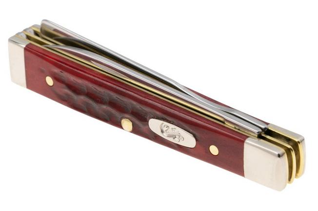 Bild für Case Baby Doc Pocket Worn Old Red Bone, Corn Cob Jig, 10308, 6282SP Stainless Steel Taschenmesser