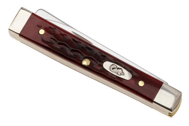 Bild für Case Baby Doc Pocket Worn Old Red Bone, Corn Cob Jig, 10308, 6282SP Stainless Steel Taschenmesser