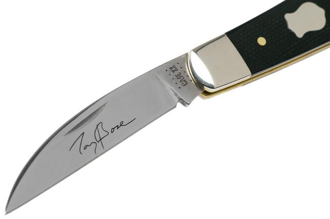 Image for Case Sway Back Bose Black Canvas Micarta Laminate, Shot Show Exclusive 10664, TB101117 SS pocket knife