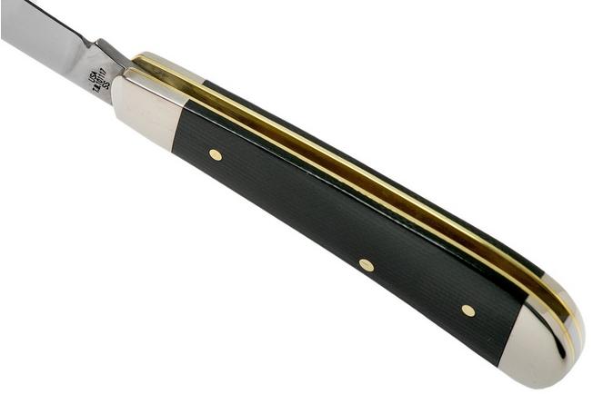 Image for Case Sway Back Bose Black Canvas Micarta Laminate, Shot Show Exclusive 10664, TB101117 SS pocket knife