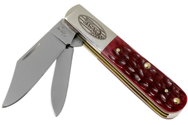Image pour Case Barlow Dark Red Standard Jigged Bone 62009 SS, couteau de poche