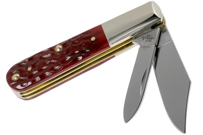 Image pour Case Barlow Dark Red Standard Jigged Bone 62009 SS, couteau de poche