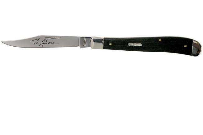 Afbeelding voor Case Smooth Ebony Slimline Trapper 10674 SS, 2019 Shot Show Exclusive, Tony Bose design