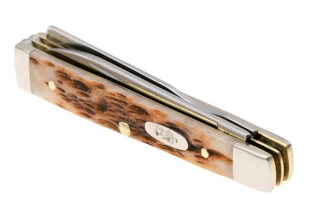 Image pour Case Baby Doc Amber Bone, 10797, Peach Seed Jig, 6182SP SS couteau de poche