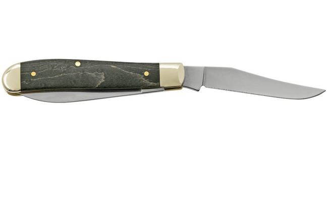 Case Smooth Mini Trapper 11011, Gray Birdseye Maple 7207W SS, pocket knife