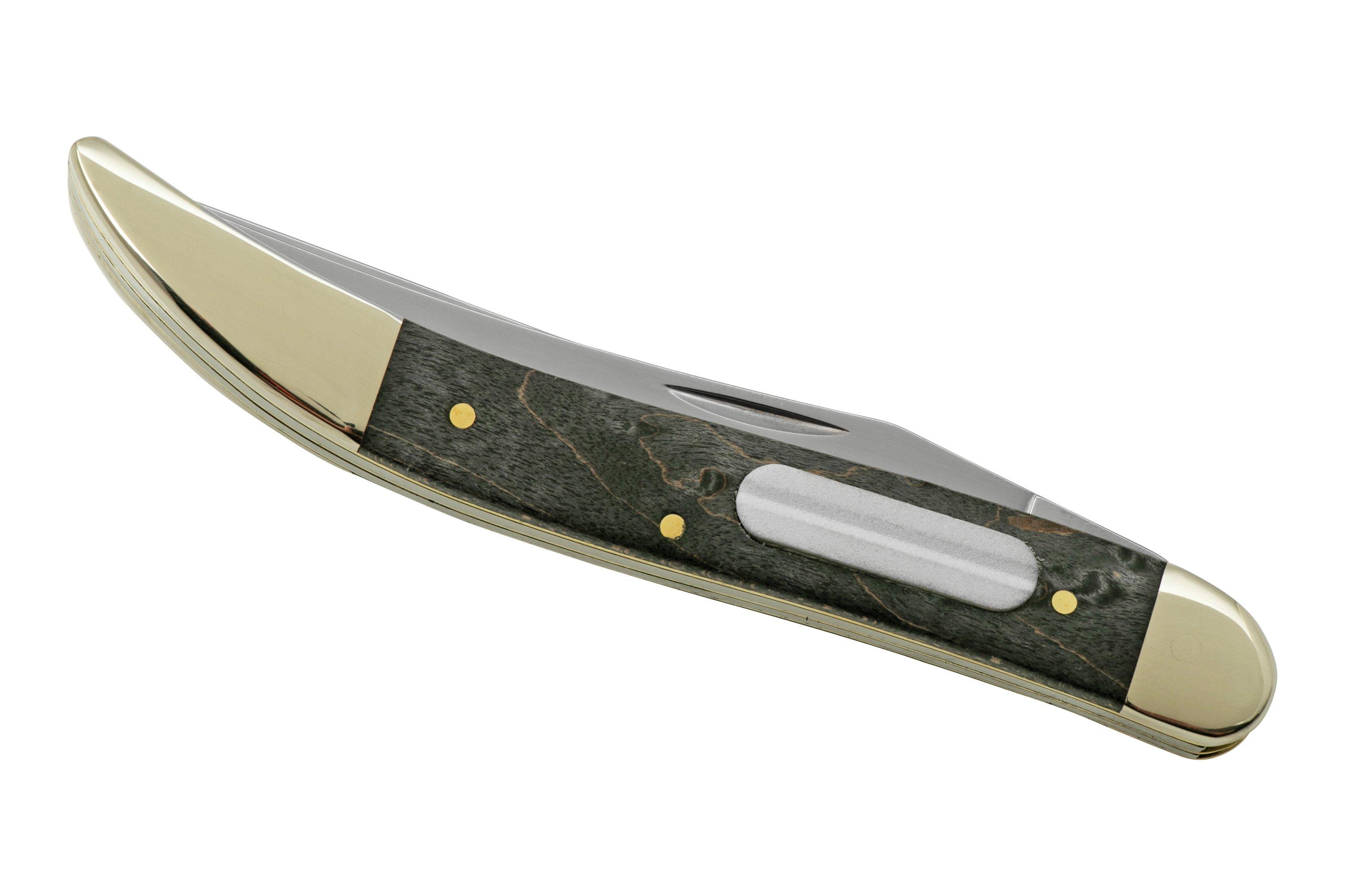 Case Fishing Knife 11012 Gray Birdseye Maple, pocket knife