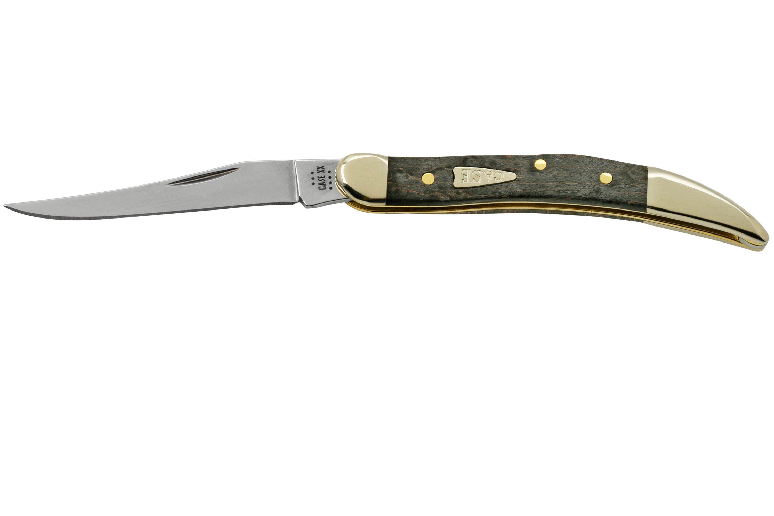 Case Small Texas Toothpick 11016 Gray Birdseye Maple, pocket knife