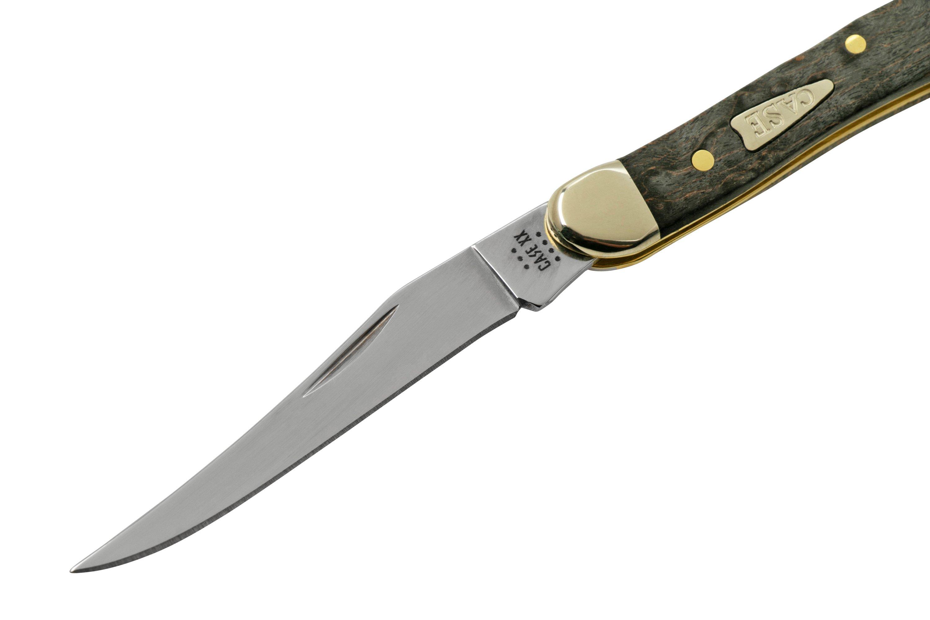 Case Small Texas Toothpick 11016 Gray Birdseye Maple, pocket knife