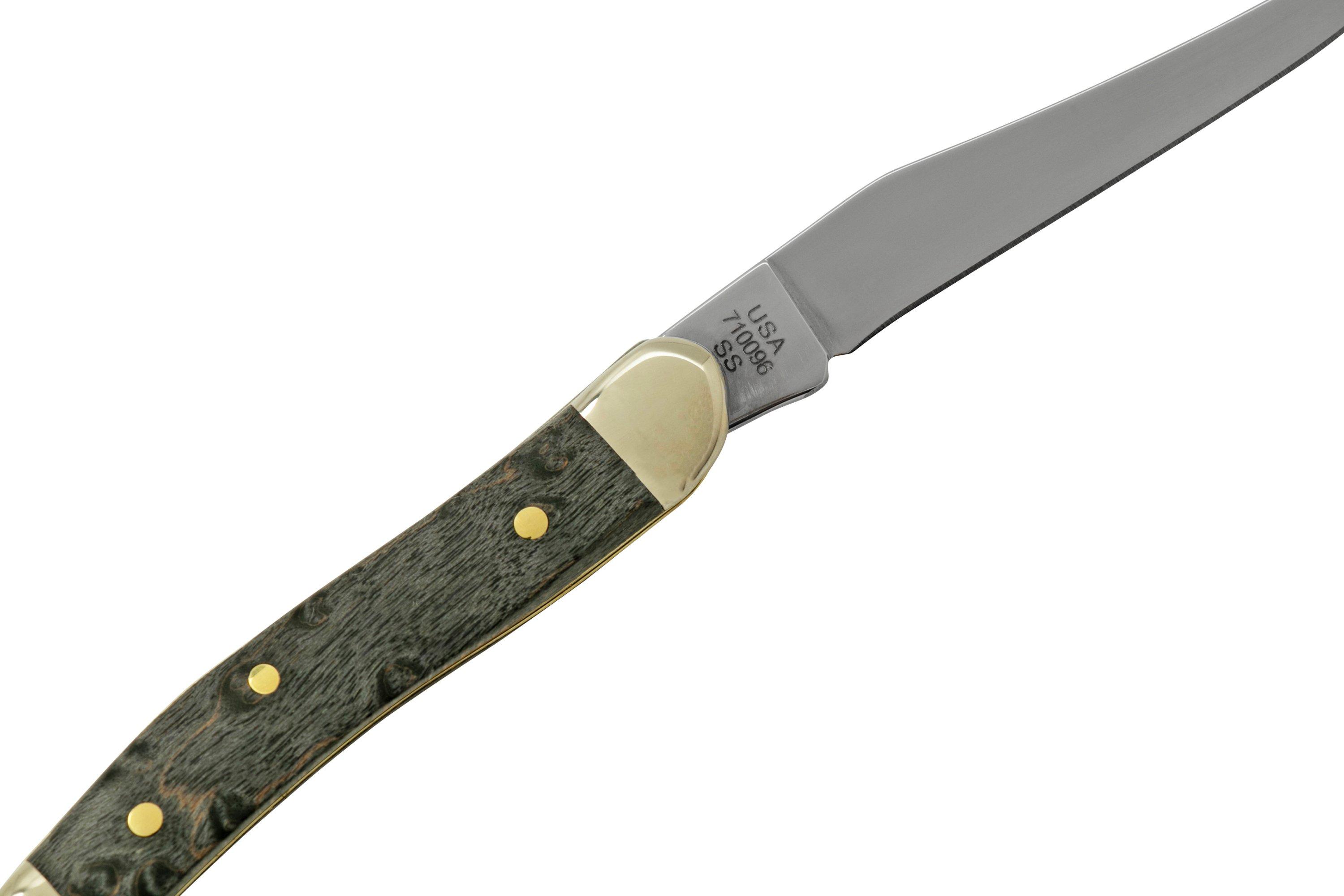 Case Small Texas Toothpick 11016 Gray Birdseye Maple, pocket knife