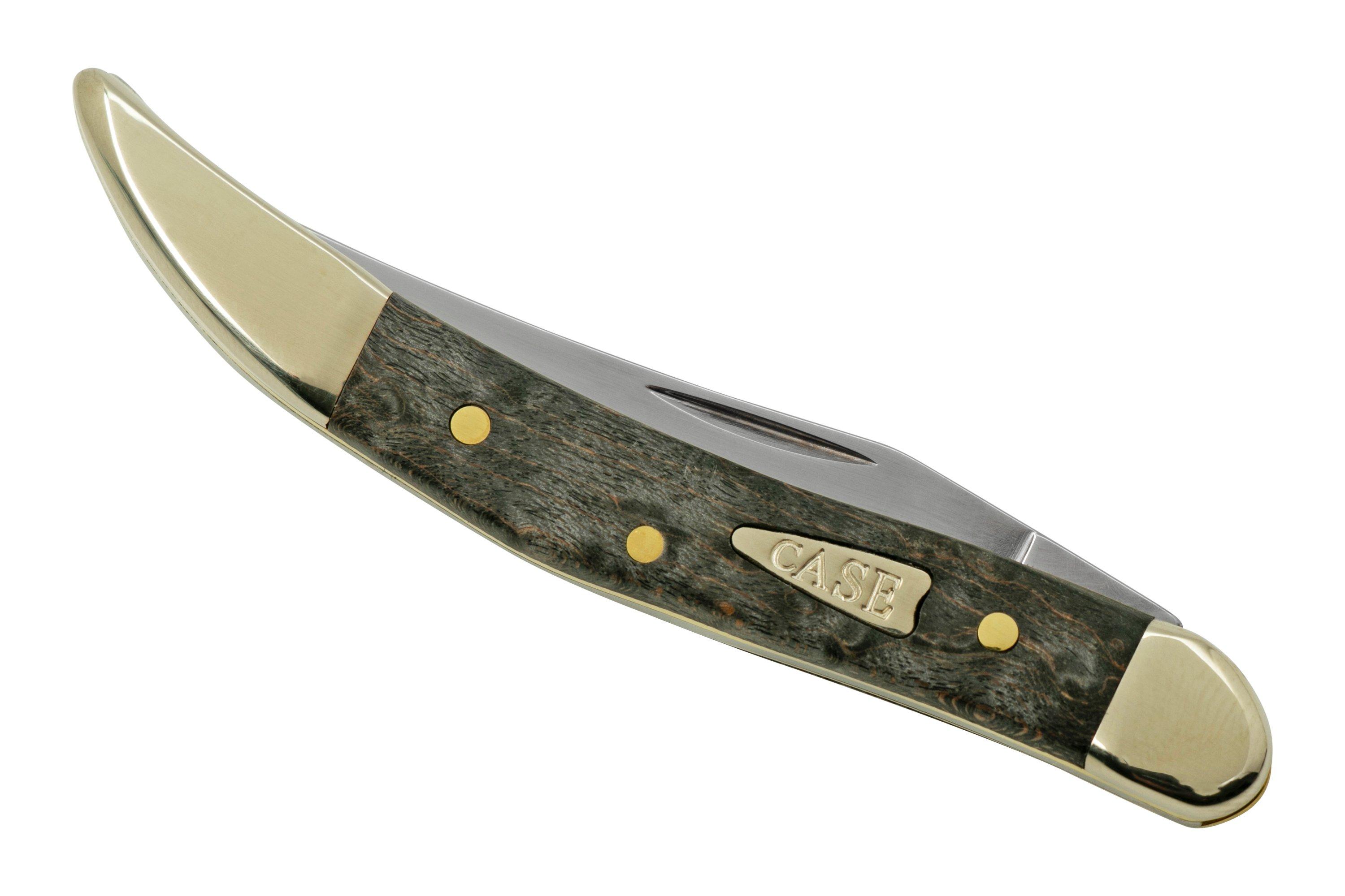 Case Small Texas Toothpick 11016 Gray Birdseye Maple, pocket knife