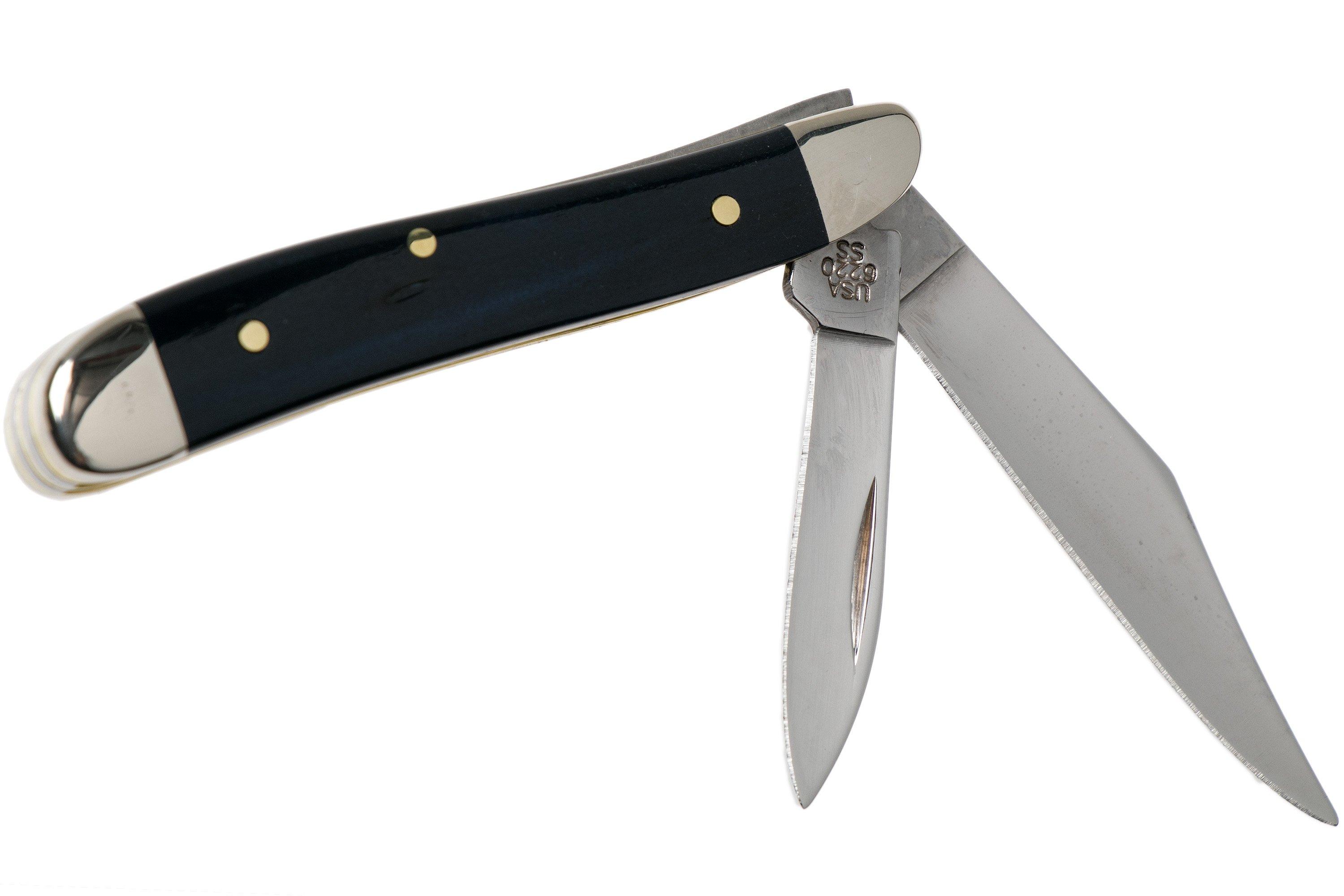 Case Peanut Mediterranean Blue Smooth Bone, 11193, 6220 SS navaja