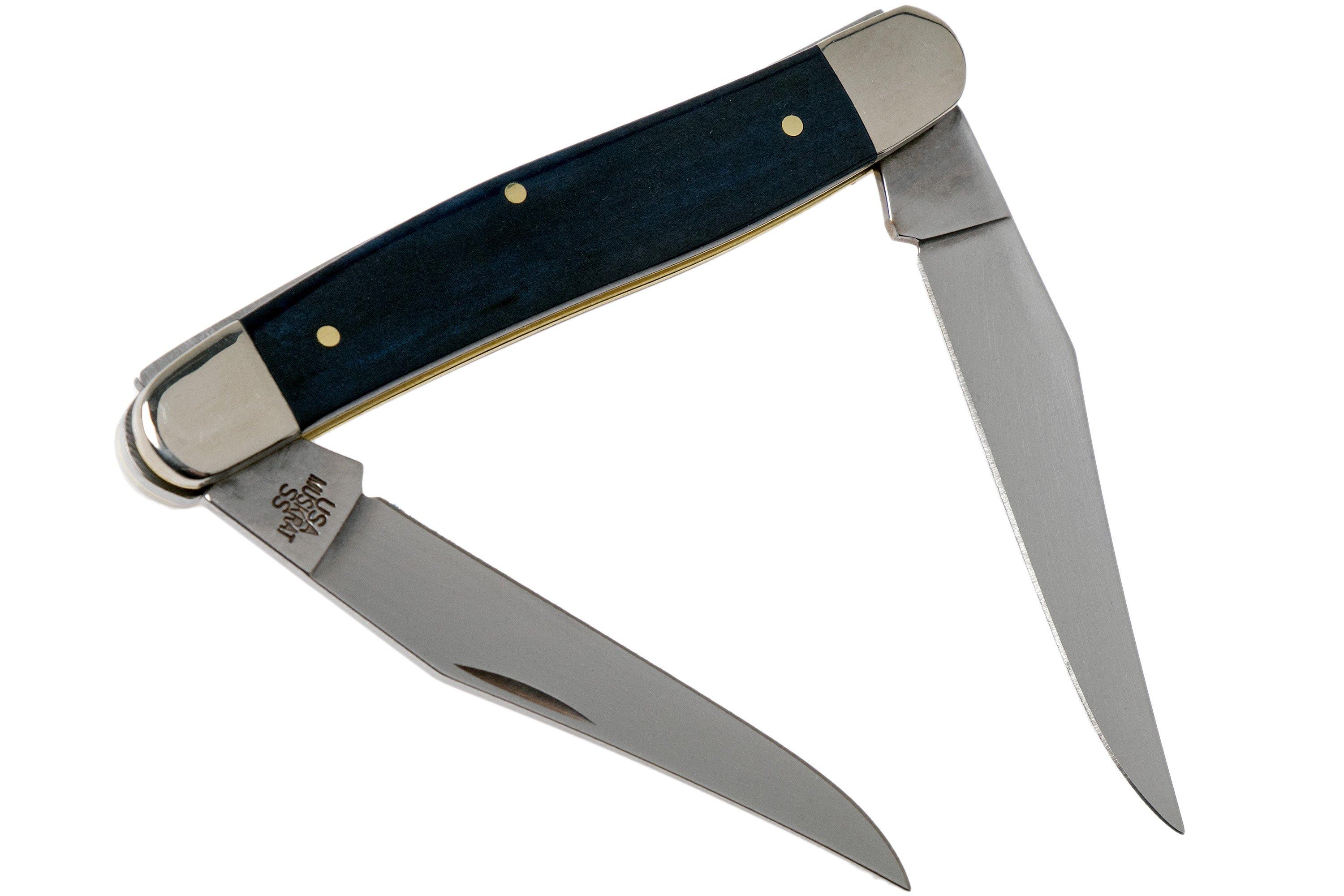 Case Muskrat Mediterranean Blue Smooth Bone, 11197, MUSKRAT SS pocket