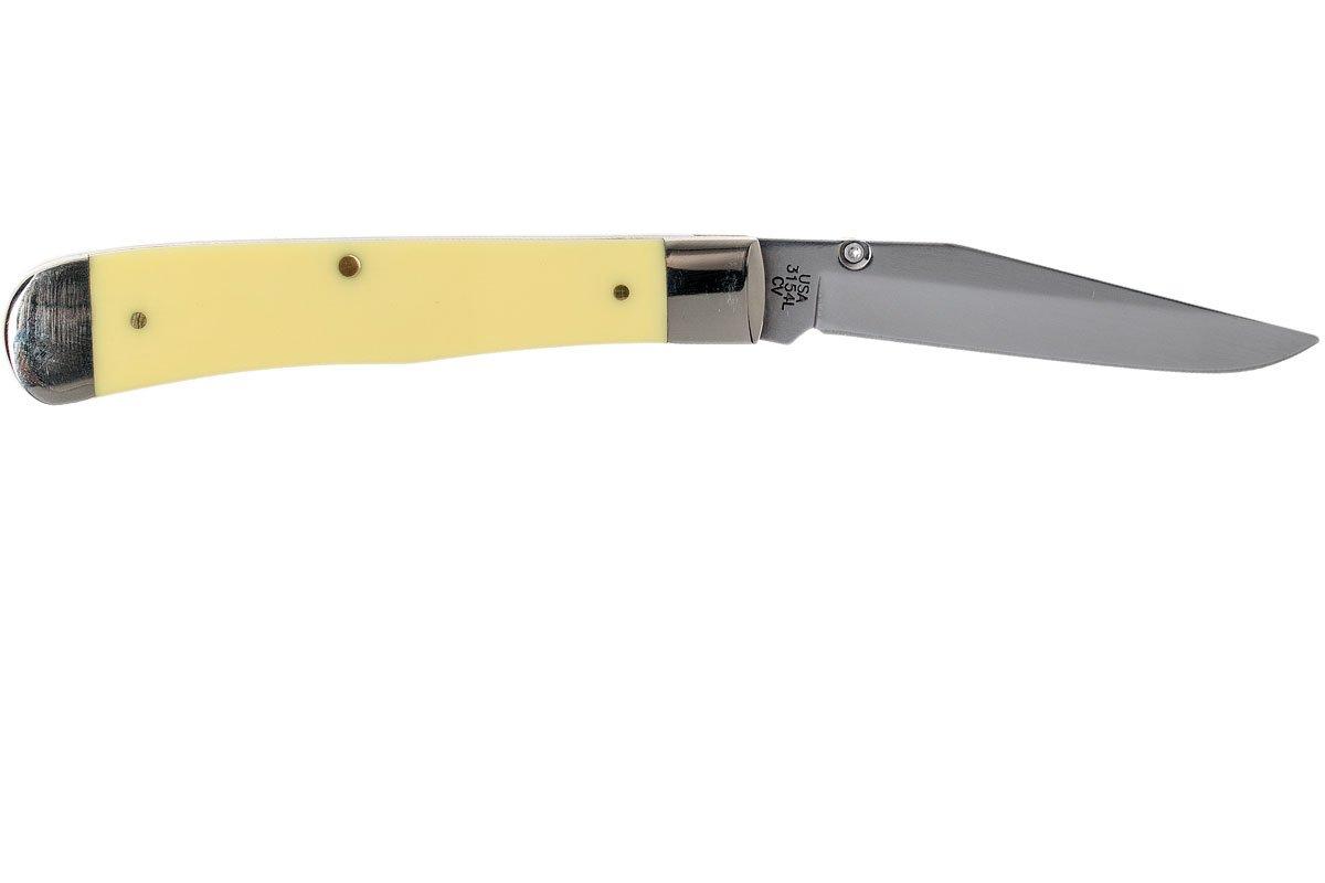 Case Trapperlock Yellow Synthetic, 00111, 3154L CV pocket knife