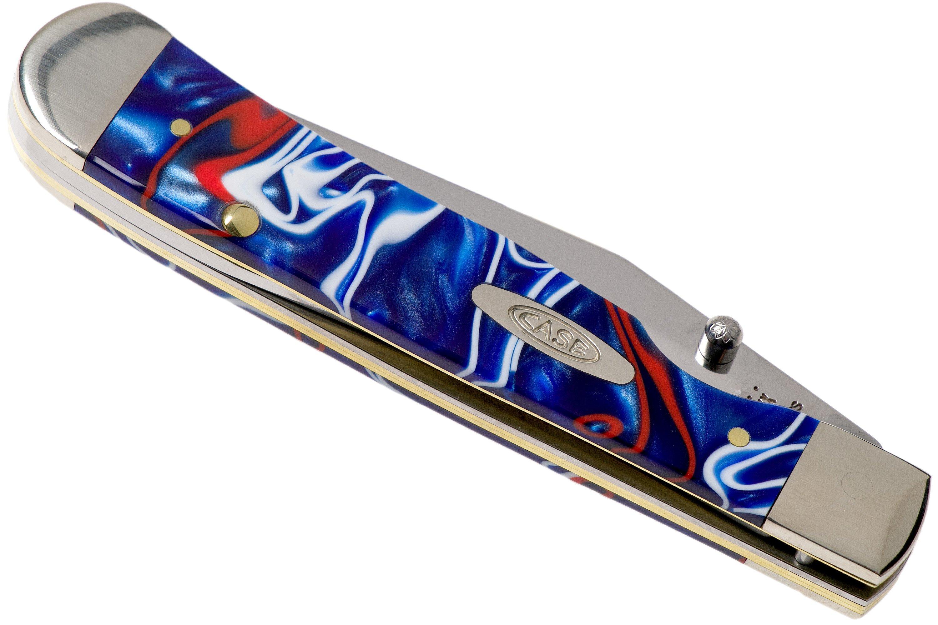 Case Knives TrapperLock Patriotic Kirinite, 11218, 10154AC SS couteau