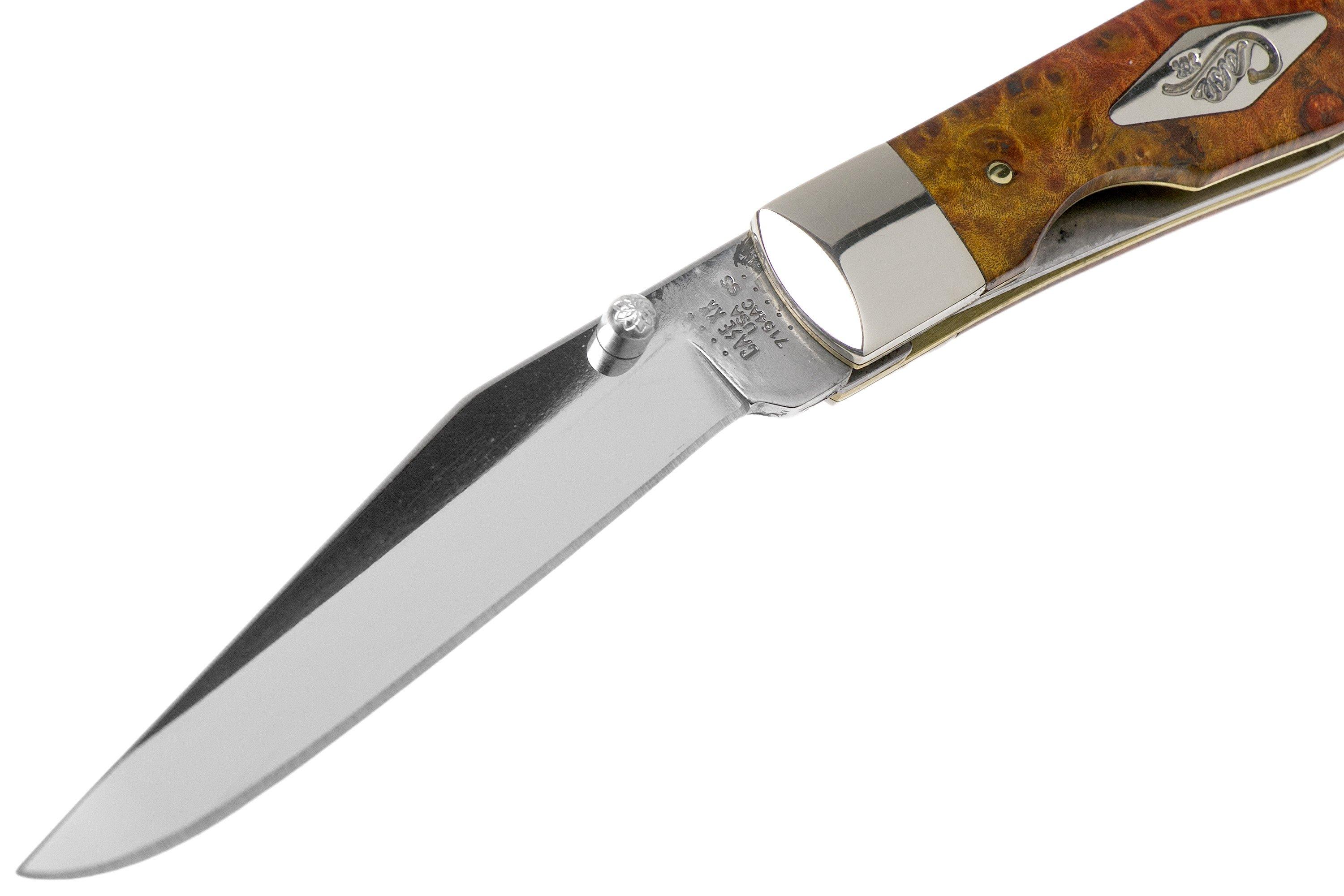 In stock now! 4″ Bushcraft Hunter with Maple Burl Handle, 0.22″ Blade  Thickness – Cosmo Design