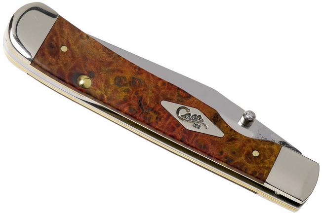 Imagen para Case Kickstart Trapperlock, Autumn Maple Burl Wood, 11544, 7154AC SS navaja