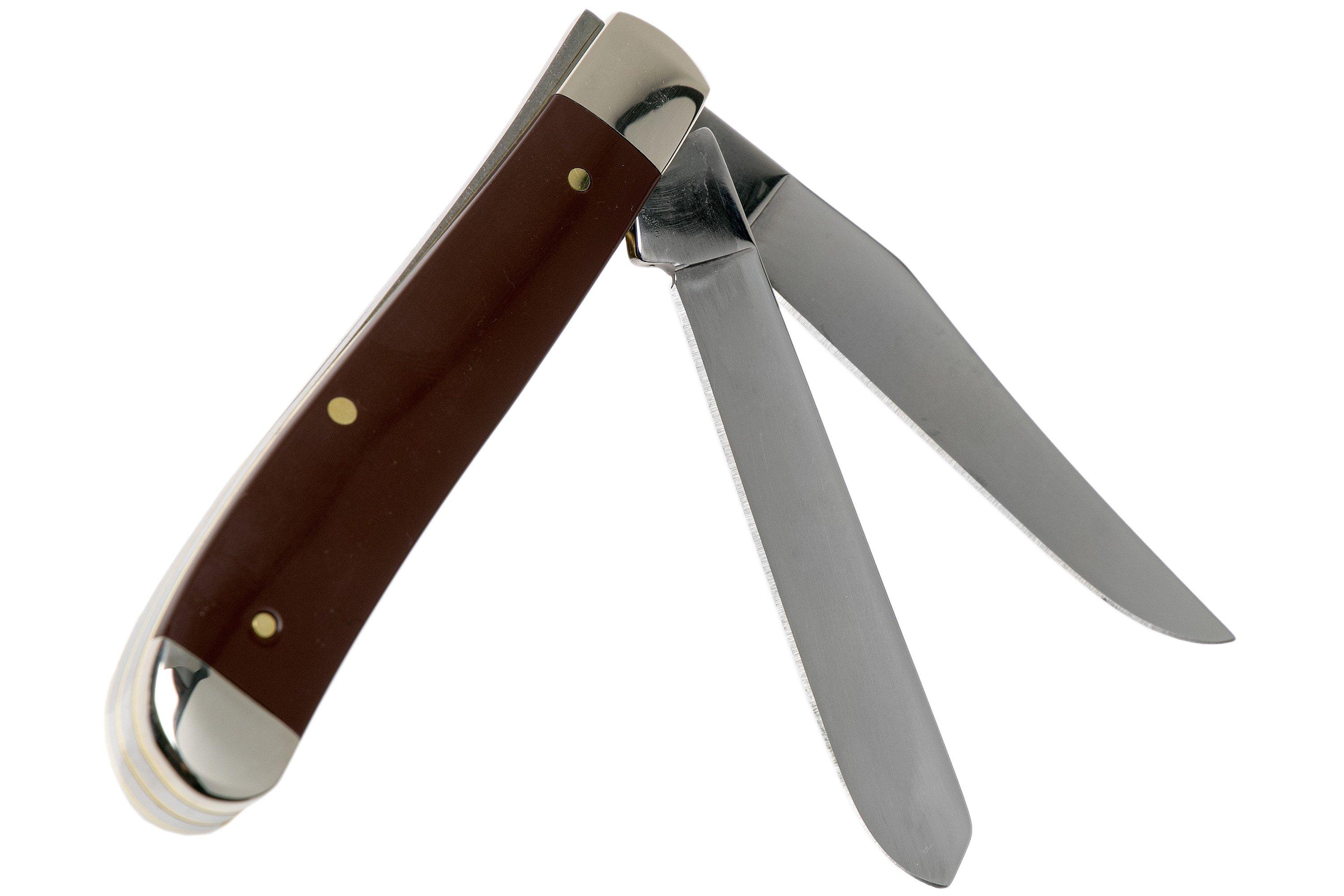 Case Mini Trapper Smooth Brown Synthetic, 11794, 4207 SS pocket knife