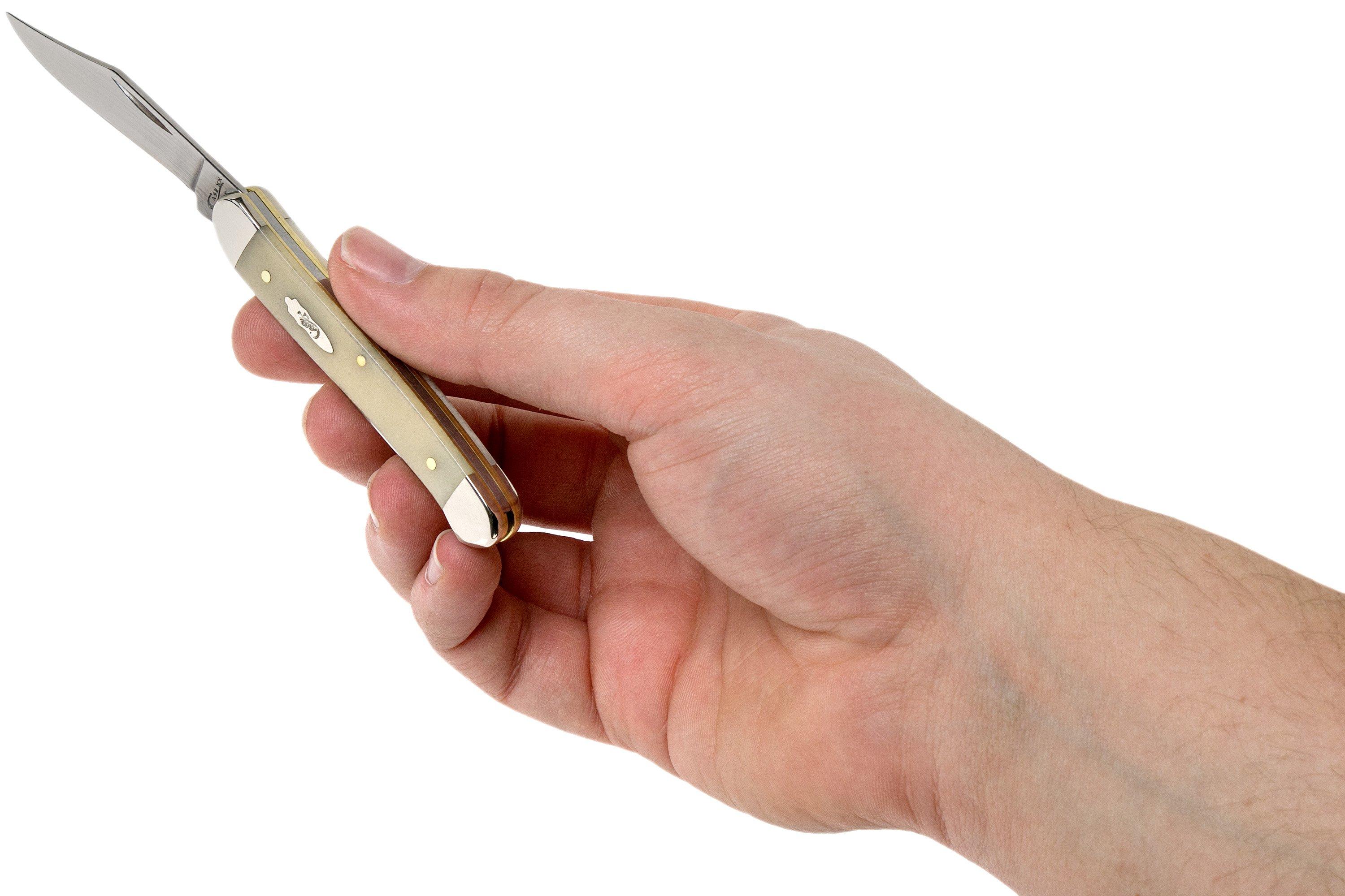 Case Mini Copperhead Smooth Natural Bone, 13053, 62109X SS pocket knife Advantageously