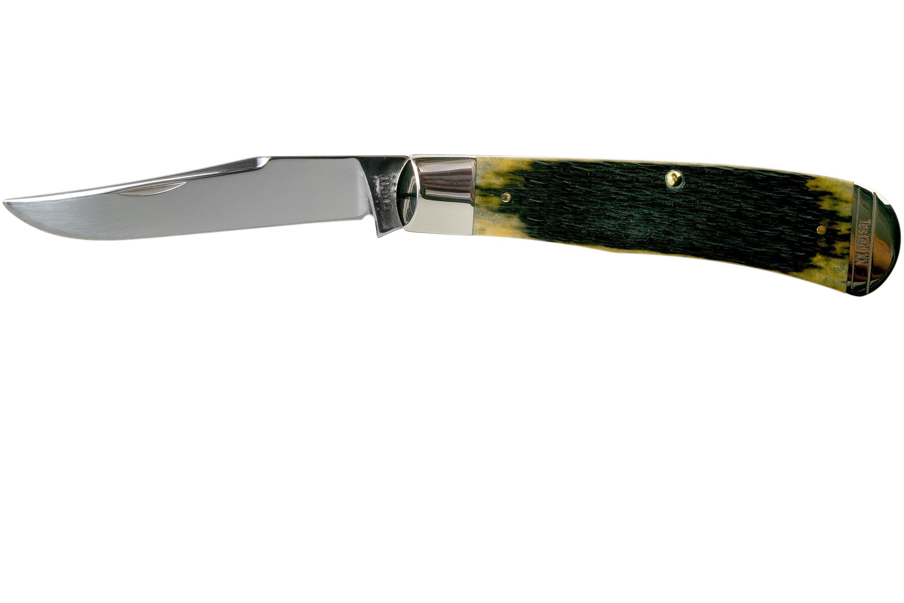 Case Backpocket Olive Green Bone, Russell Jig, 13281, TB61546 SS zakmes