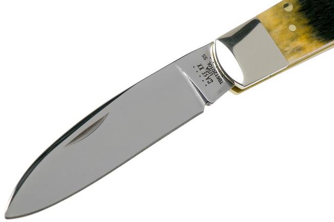 Case Tribal Lock Olive Green Bone, Russell Jig, 13282 Case Tribal Lock Olive Green Bone, Russell Jig, 13282