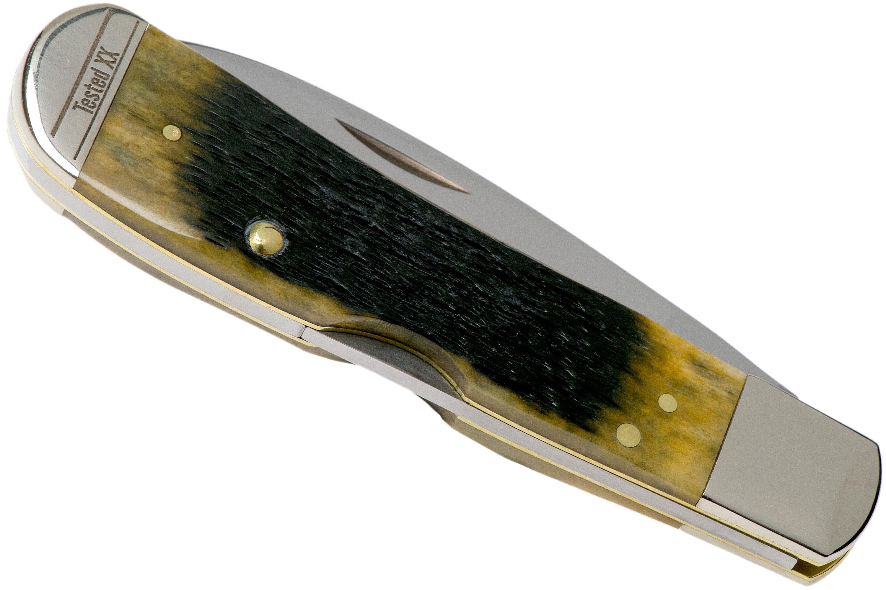 Case Tribal Lock Olive Green Bone, Russell Jig, 13282, TB612010L SS