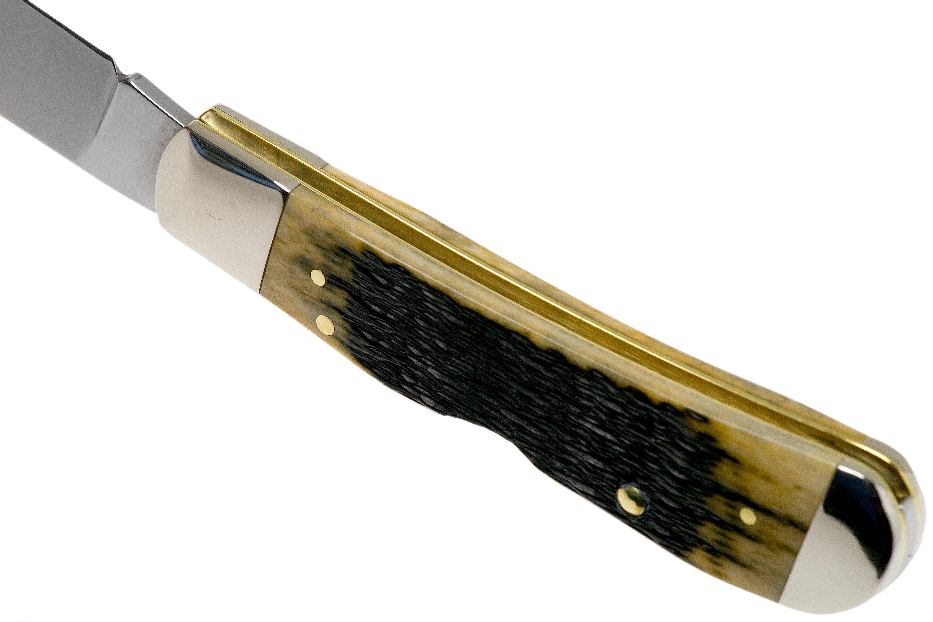 Case Tribal Lock Olive Green Bone, Russell Jig, 13282, TB612010L SS