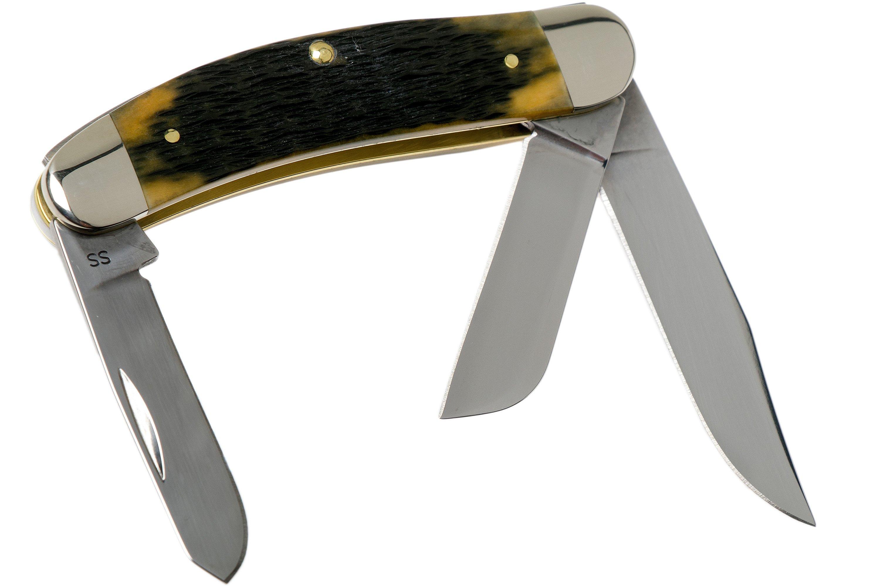 Case Sowbelly Olive Green Bone, Russell Jig, 13283, TB6339