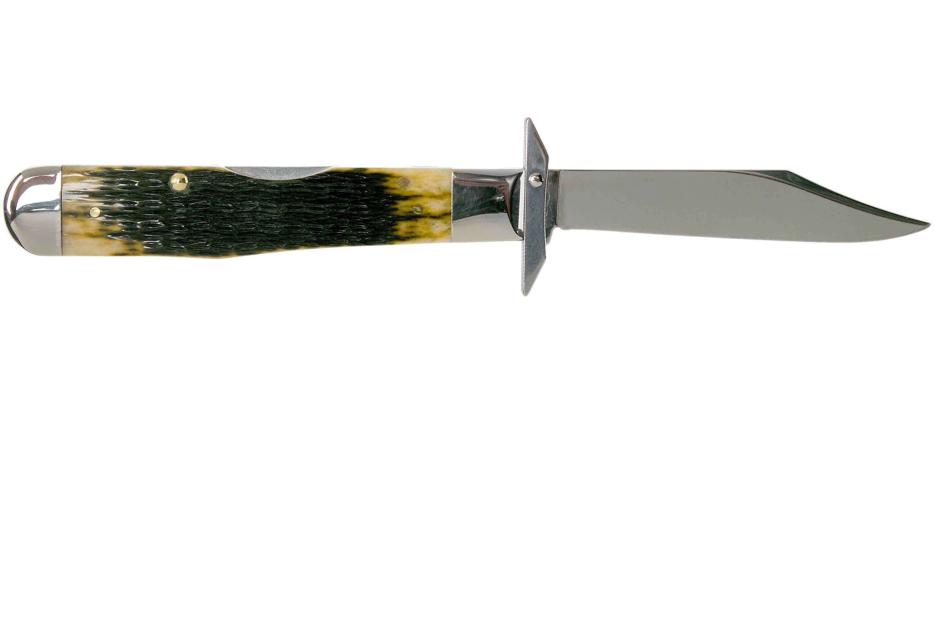 Case Cheetah Olive Green Bone Russell Jig 13285 6111 1 2L SS Pocket