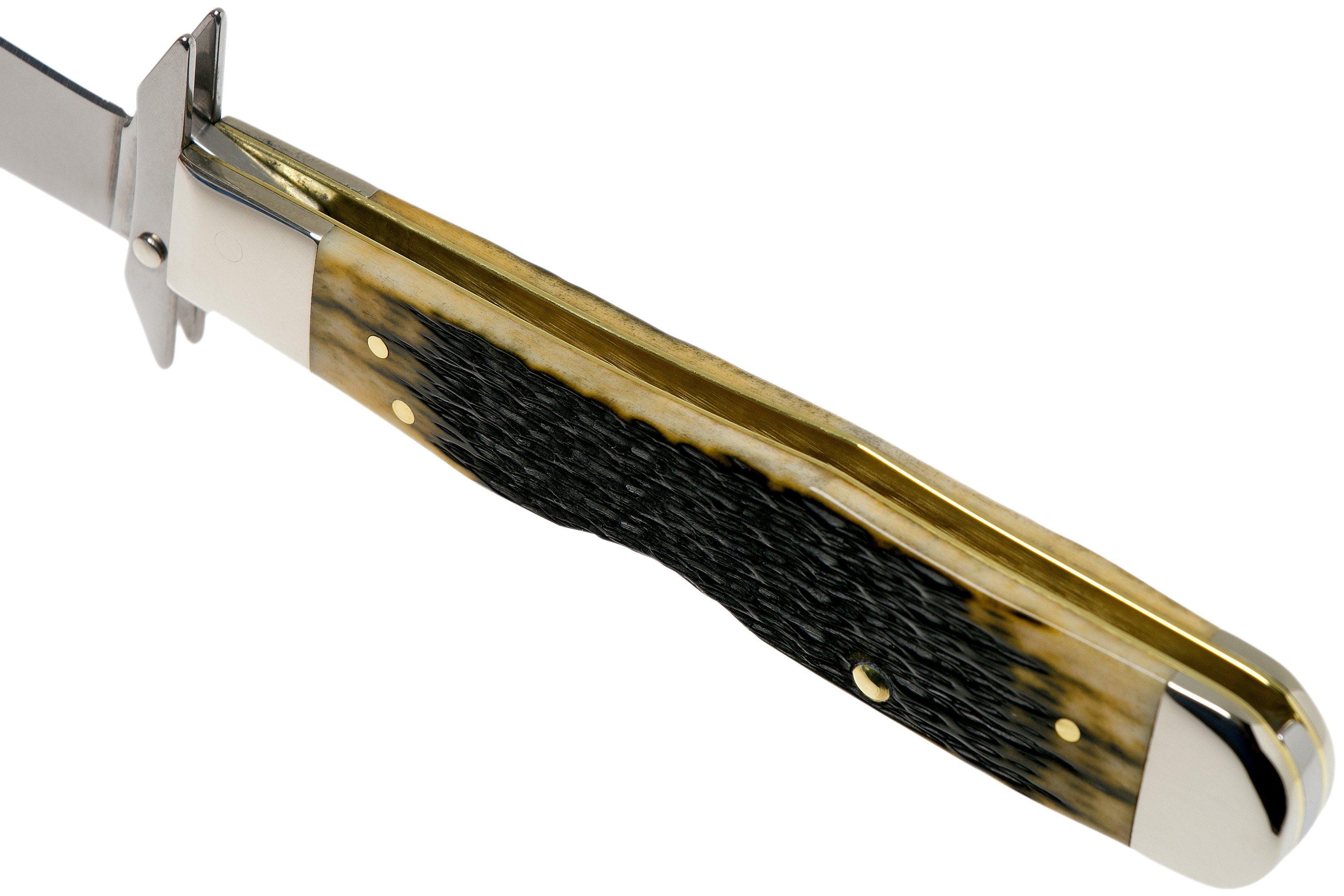 Case Cheetah Olive Green Bone, Russell Jig, 13285, 6111 1/2L