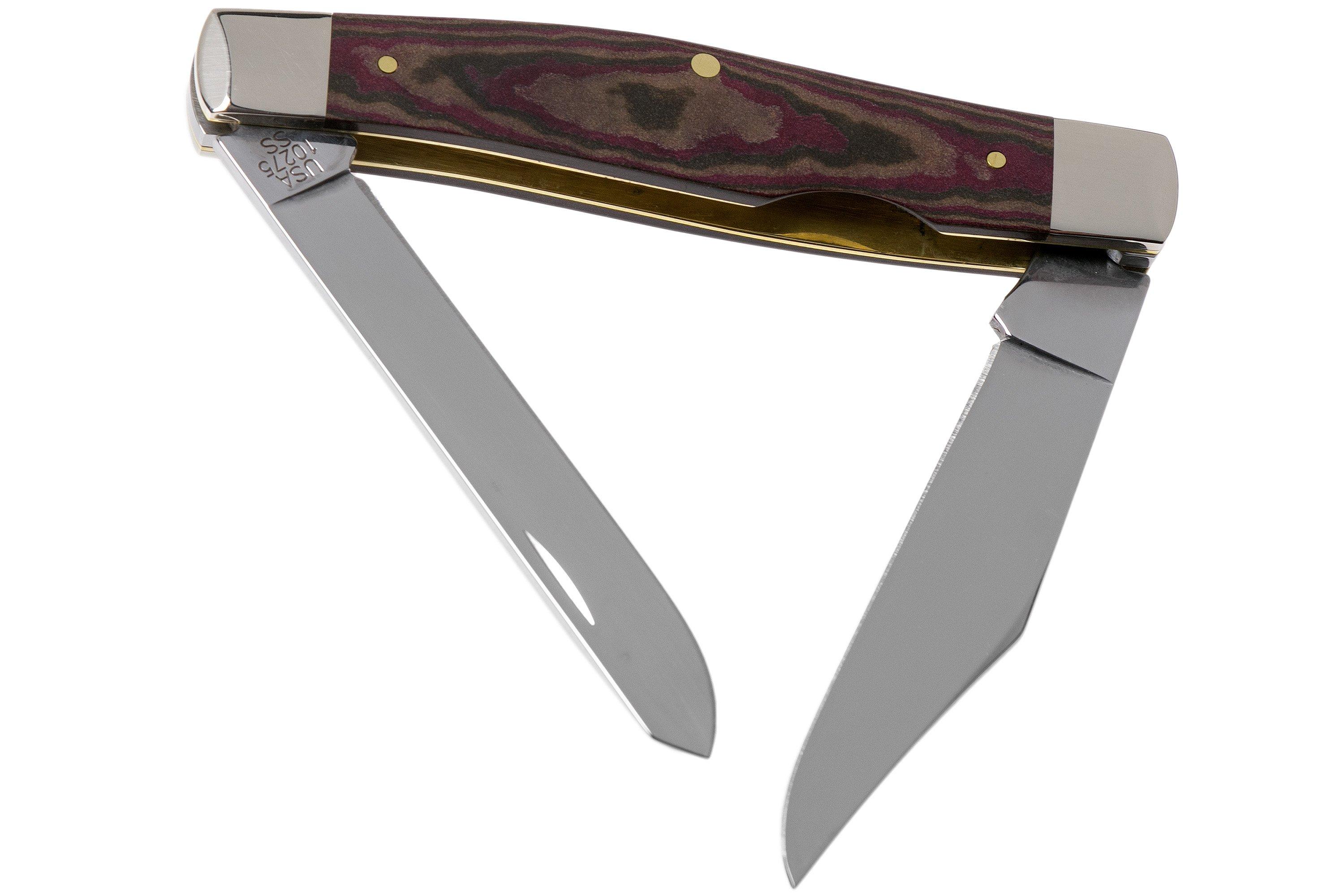 Case Moose Rustic Red Richlite, 13623, 10275 SS pocket knife